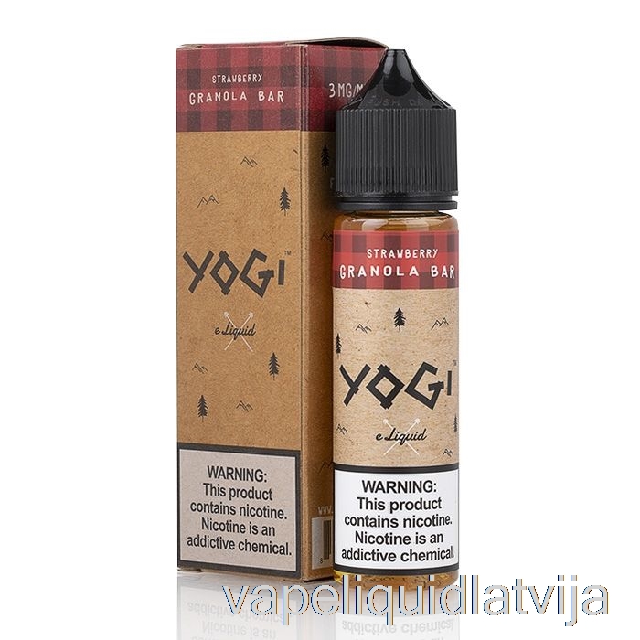 Zemeņu Granola Batoniņš - Yogi E-šķidrums - 60ml 0mg Vape šķidrums